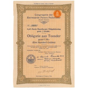 Wadowice, Stow. Misyjne Księży Pallotynów, 100 guldenów 1928