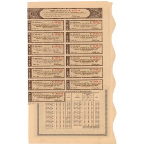 Warszawa, 5% Pożyczka terenowa z roku 1933 - 1.000 zł 1935