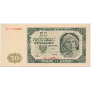 50 złotych 1948 - H2 - znakomity stan