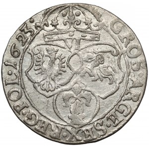Zygmunt III Waza, Szóstak Kraków 1623 - data w otoku - b.ładny
