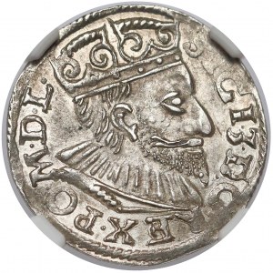 Zygmunt III Waza, Trojak Poznań 1594 - menniczy