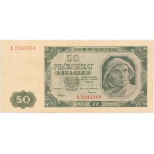 50 złotych 1948 - 7 cyfr - A