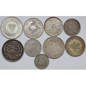 Middle East, Set of coins (9pcs)