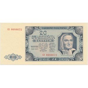 20 złotych 1948 - CZ