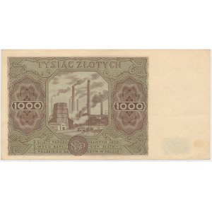 1.000 złotych 1947 - duża litera