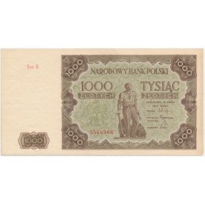 1.000 złotych 1947 - mała litera