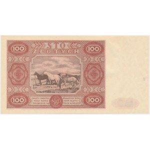 100 złotych 1947 - duża litera