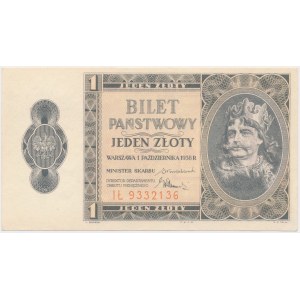 1 złotych 1938 Chrobry - IŁ