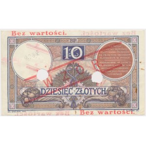 10 złotych 1919 - WZÓR - S.4 A