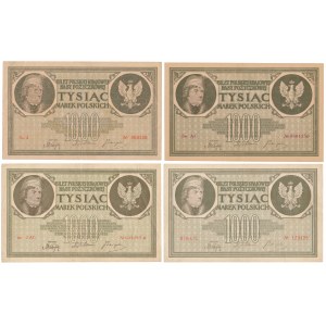 1.000 mkp 05.1919 - zestaw (4szt)