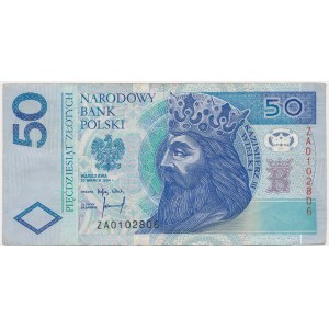 50 złotych 1994 - ZA - seria zastępcza