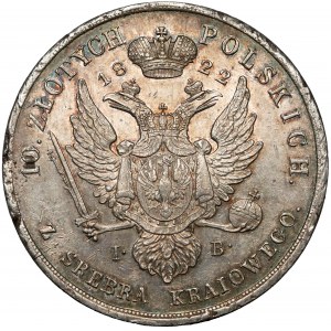 10 złotych polskich 1822 IB - rzadkie