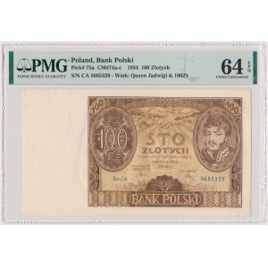 100 złotych 1934 - Ser.C.A.