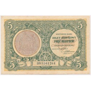 5 złotych 1925 - D - Konstytucja