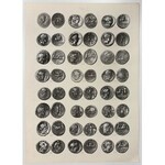 Makiety tablic ze zdjęciami monet antycznych (19szt)