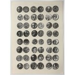 Makiety tablic ze zdjęciami monet antycznych (19szt)