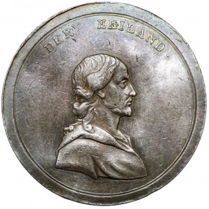 Niemcy, Medal chrzcielny, XIX wiek - Der Heiland