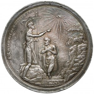 Niemcy, Medal chrzcielny, XIX wiek - Der Heiland