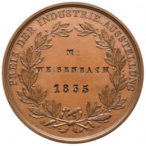 Niemcy, Bawaria, Ludwik I, Medal Wystawa Branżowa 1835