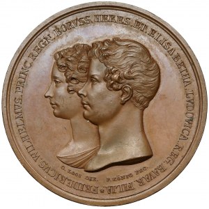 Deutschland, bayern, Medaille 1823 - Vermählung Friedrich Wilhelm IV und Elisabetha Wittelsbach