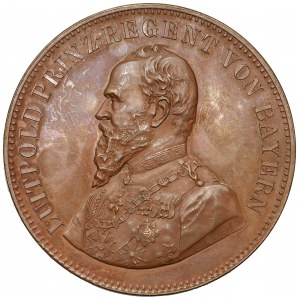 Niemcy, Bawaria, Medal 1909 - Wystawa jęczmienia i chmielu bawarskiego