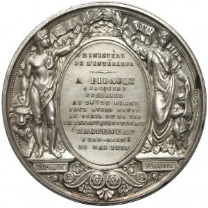 Francja, Ludwik Filip I, Medal 1839 - Ministerstwo Spraw Wewnętrznych