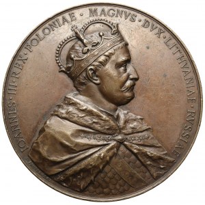 Medal 200. rocznica bitwy pod Wiedniem, Sobieski 1883