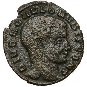 Divus Romulus, Follis, Ostia - wybity za panowania Maksencjusza (306-312 n.e.)