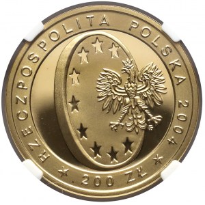 200 złotych 2004 Wstąpienie Polski do UE