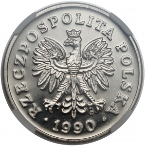 Próba NIKIEL 50 złotych 1990