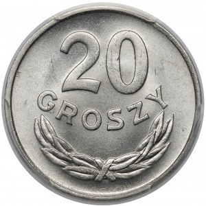 20 groszy 1957 - wąska data