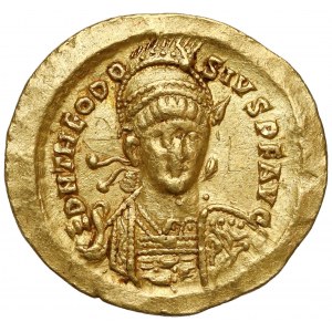 Teodozjusz II (408-450 n.e.) Solidus, Konstantynopol
