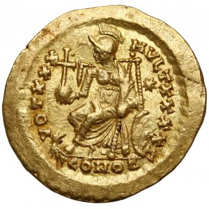 Teodozjusz II (408-450 n.e.) Solidus, Konstantynopol