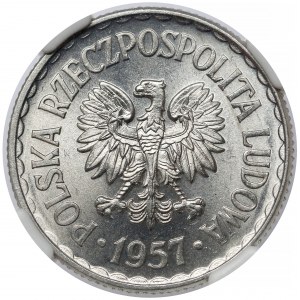 1 złoty 1957 - rzadka w takim stanie