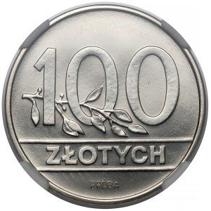 Próba NIKIEL 100 złotych 1990