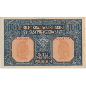 100 mkp 1916 jenerał - numeracja 6-cyfrowa