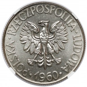 Próba NIKIEL 10 złotych 1960 Kościuszko - głowa