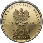 200 złotych 1998 20-lecie pontyfikatu Jana Pawła II