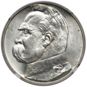 Strzelecki Piłsudski 10 złotych 1934 - piękne