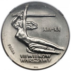 Próba NIKIEL 10 złotych 1965, VII wieków Warszawy - Nike