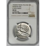 Próba NIKIEL 10 złotych 1965, VII wieków Warszawy - Nike z herbem