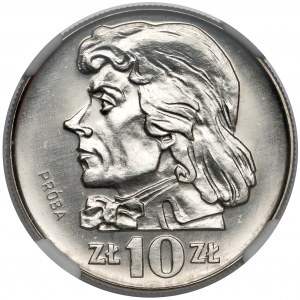 Próba NIKIEL 10 złotych 1966 Kościuszko