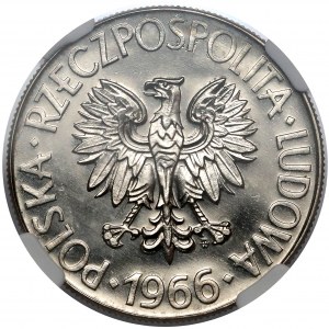 Próba NIKIEL 10 złotych 1966 Kościuszko