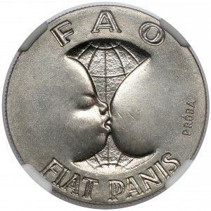 Próba NIKIEL 10 złotych 1971 FAO Fiat Panis