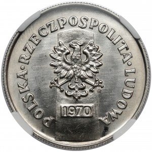 Próba NIKIEL 10 złotych 1970 Powrót do Macierzy