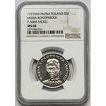 Próba NIKIEL 20 złotych 1977 Maria Konopnicka