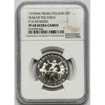 Próba NIKIEL 20 złotych 1979 Rok Dziecka