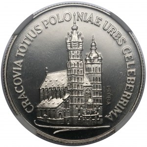 Próba NIKIEL 20 złotych 1981 Kościół Mariacki w Krakowie