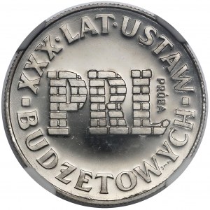 Próba NIKIEL 20 złotych 1976 XXX lat ustaw budżetowych PRL