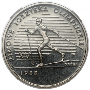 Próba NIKIEL 1.000 złotych 1987 Calgary 1988
